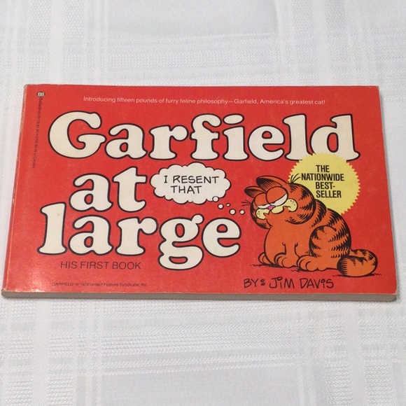 Garfield at large His First Book by Jim Davis 1978 - Picture 1 of 5